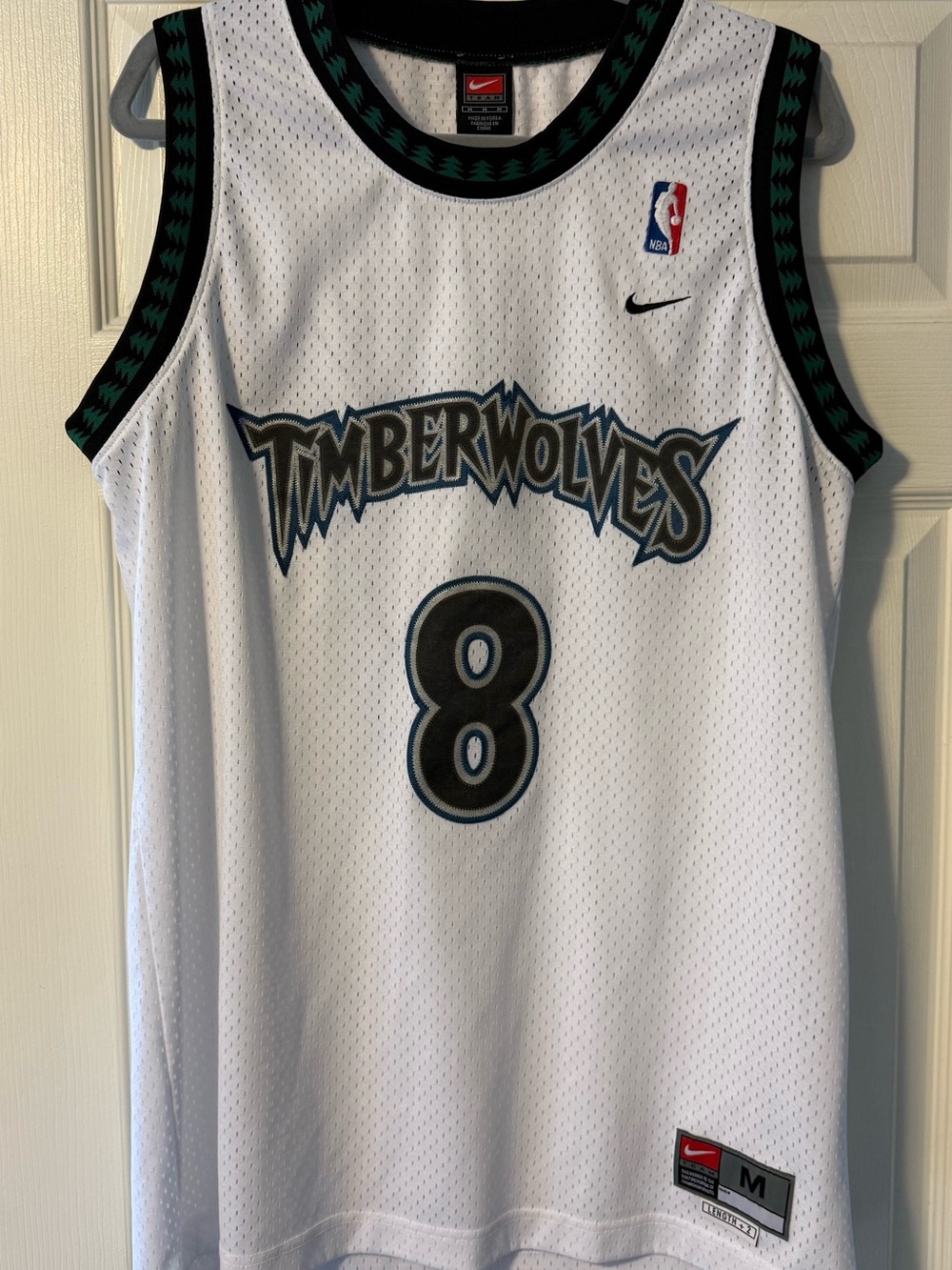 Vintage Nike Team Minnesota Timberwolves Latrell Sprewell #8 Jersey Size Medium